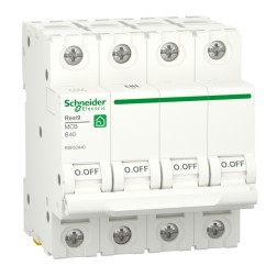 Автоматический выключатель Schneider Electric RESI9 4П 40А В 6кА 230В 4м (автомат) 