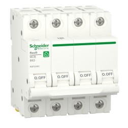 Автоматический выключатель Schneider Electric RESI9 4П 63А В 6кА 230В 4м (автомат) 