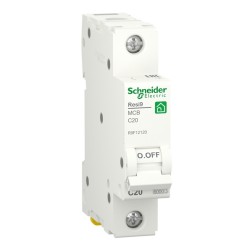 Автоматический выключатель Schneider Electric RESI9 1П 20А С 6кА 230В 1м (автомат) 