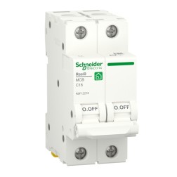 Автоматический выключатель Schneider Electric RESI9 2П 16А С 6кА 230В 2м (автомат) 