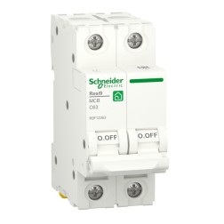 Автоматический выключатель Schneider Electric RESI9 2П 63А С 6кА 230В 2м (автомат) 