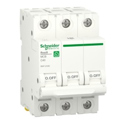 Автоматический выключатель Schneider Electric RESI9 3П 40А С 6кА 230В 3м (автомат) 