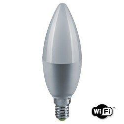 Лампа светодиодная Navigator 82 422 NLL-C37-7-230-RGBWWW-E14-WIFI 7W 560lm 230V свеча 