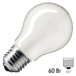 Лампа накаливания Philips Standard A55 FR 60W 230V E27 d55x98mm (ЛОН) 