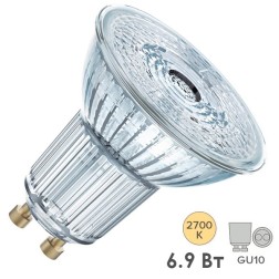 Лампа светодиодная Osram LED PARATHOM PAR16 80 6,9W/827 60° 230V GU10 575lm d50x58mm 