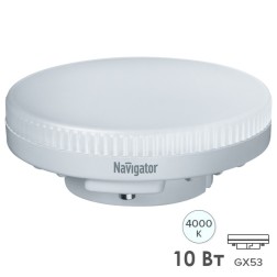 Лампа светодиодная Navigator 61 017 NLL-GX53-10-230-4K 10W 4000K 800lm 230V 