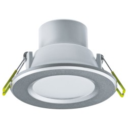 Светильник светодиодный 94 834 NDL-P1-6W-840-SL-LED 6W 4000К 450Lm 100x63mm серебро (аналог R63 60W) 