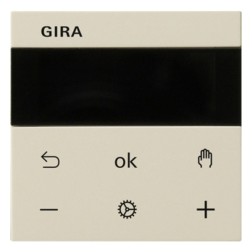 Термостат помещения с Bluetooth (накладка) System 3000 BT System 55 Gira крем глянцевый 