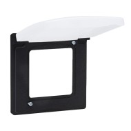 Рамка с защитной крышкой 1 пост IP 44 Legrand Inspiria антрацит 