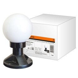 Светильник НТУ 03- 60-160-С1 шар опал d160 мм на стойке 130 мм IP54 TDM 