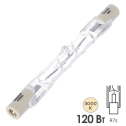 Лампа галогенная линейная Osram 64695 ECO Haloline 120W (150W) 220V R7s 74.9mm 