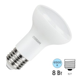 Лампа светодиодная OSRAM LED Value LV R63 60 8SW/865 (60W) 230V E27 640Lm 100x63mm 