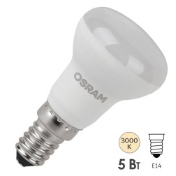 Лампа светодиодная OSRAM LED Value LV R39 40 5SW/830 (40W) 230V E14 400Lm 69x39mm 