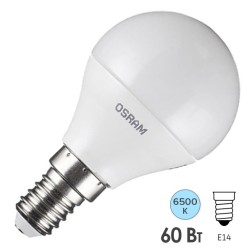 Лампа светодиодная OSRAM LED Value LVCLP60 7SW/865 (60W) 230V E14 560Lm 89x46,8mm 