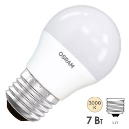 Лампа светодиодная OSRAM LED Value LVCLP60 7SW/830 (60W) 230V E27 560Lm 88x47mm 