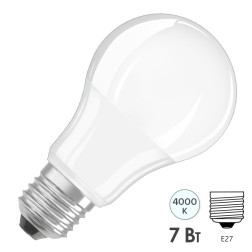 Лампа светодиодная OSRAM LED Value LVCLA60 7SW/840 (60W) 230V E27 560Lm 103x58mm 