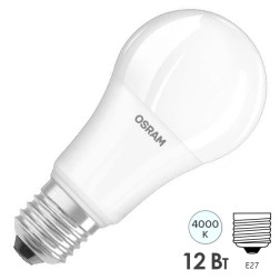 Лампа светодиодная OSRAM LED Value LVCLA100 12SW/840 (100W) 230V E27 960Lm 118x60mm 