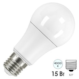 Лампа светодиодная OSRAM LED Value LVCLA125 15SW/840 (125W) 230V E27 1200Lm 118x60mm 