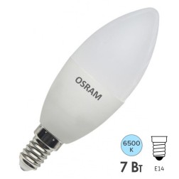 Лампа светодиодная OSRAM LED Value LVCLB60 7SW/865 (60W) 230V E14 560Lm 106x38mm 