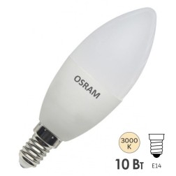 Лампа светодиодная OSRAM LED Value LVCLB75 10SW/830 (75W) 230V E14 800Lm 114x39mm 