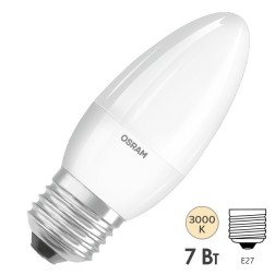 Лампа светодиодная OSRAM LED Value LVCLB60 7SW/830 (60W) 230V E27 560Lm 105x38mm 