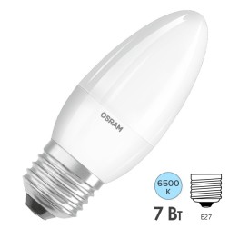 Лампа светодиодная OSRAM LED Value LVCLB60 7SW/865 (60W) 230V E27 560Lm 105x38mm 