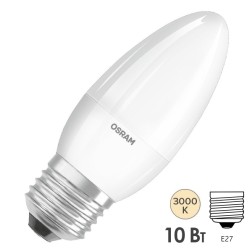 Лампа светодиодная OSRAM LED Value LVCLB75 10SW/830 (75W) 230V E27 800Lm 116x39mm 