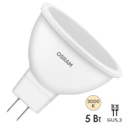 Лампа светодиодная OSRAM LED Value LVMR1635 5SW/830 (35W) 230V GU5.3 400Lm 46x50mm 