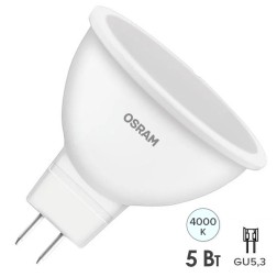 Лампа светодиодная OSRAM LED Value LVMR1635 5SW/840 (35W) 230V GU5.3 400Lm 46x50mm 