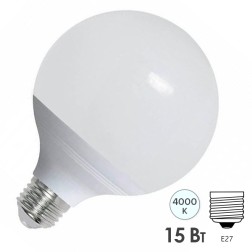 Лампа светодиодная ЭРА шар LED G90-15W-4000K-E27 