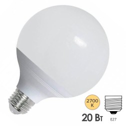 Лампа светодиодная ЭРА шар LED G120-20W-2700K-E27 