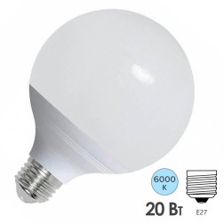 Лампа светодиодная ЭРА шар LED G120-20W-6000K-E27 