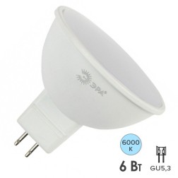 Лампа светодиодная ЭРА LED MR16-6W-860-GU5.3 софит холодный свет (5056396234616) 