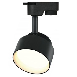 Трековый светодиодный светильник ЭРА под лампу GX53 TR16 BK алюминий, цвет черный (5056396218081) 