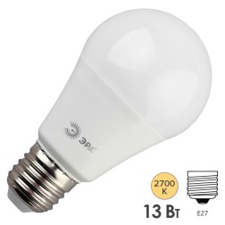 Лампа светодиодная груша ЭРА LED A60-13W-827-E27 теплый свет (5055945553192) 