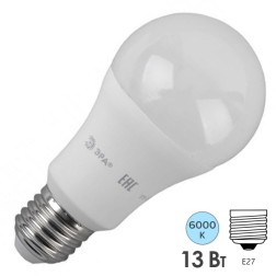 Лампа светодиодная груша ЭРА LED A60-13W-860-E27 холодный свет (5056183700287) 