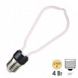 Лампа Gauss Filament Artline ST64 4W 330lm 2700К Е27 milky LED 1/10/100 