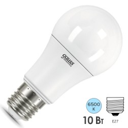 Лампа Gauss LED Elementary A60 10W E27 950lm 6500K 1/10/50 