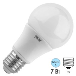 Лампа Gauss LED Elementary A60 7W E27 560lm 6500K 1/10/50 