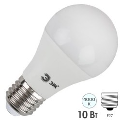 Лампа светодиодная ЭРА RED LINE LED A60-10W-840-E27 R 10W груша белый свет (5056396240488) 