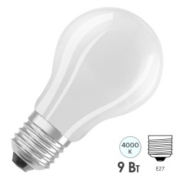 Лампа филаментная светодиодная  Osram PARATHOM DIM CL A FIL 9W/840 (75W) 230V E27 1055lm 