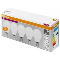 Лампа светодиодная OSRAM LED Value LVCLP60 7SW/830 6,5W 3000K 230V E14 560Lm 89x46,8mm упаковка 5шт. 