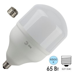 Лампа светодиодная ЭРА STD LED POWER T160 65W 6500K E27/E40 колокол холодный свет (5056183728304) 