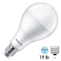 Лампа светодиодная Philips LED Bulb  A80 19W 6500К 230V E27 2300lm d80х155mm 