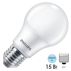 Лампа светодиодная Philips Ecohome LED Bulb A60 15W (135W) 6500K E27 220V 1450lm 