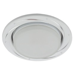 Декоративный светильник ЭРА KL 77 AL/WH/1 серебро/белый под лампу Gx53 (5056396233824) 