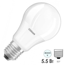 Лампа светодиодная Osram LED Star CLAS A 40 5.5W/840 4000К E27 470Lm 230V 