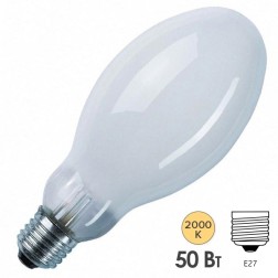 Лампа натриевая Osram VIALOX NAV E 50/I E27 3500lm d71х156mm для ртутного дросселя (ПРА) без ИЗУ 