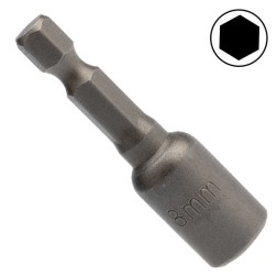 Ключ-насадка 8х48 мм,  1/4 магнитная (упак. 20 шт.) Kranz 