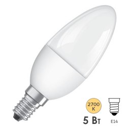 Лампа светодиодная OSRAM PARATHOM CL B FR 40 5W/827 2700К 230V DIM E14 470Lm 